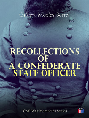 cover image of Recollections of a Confederate Staff Officer